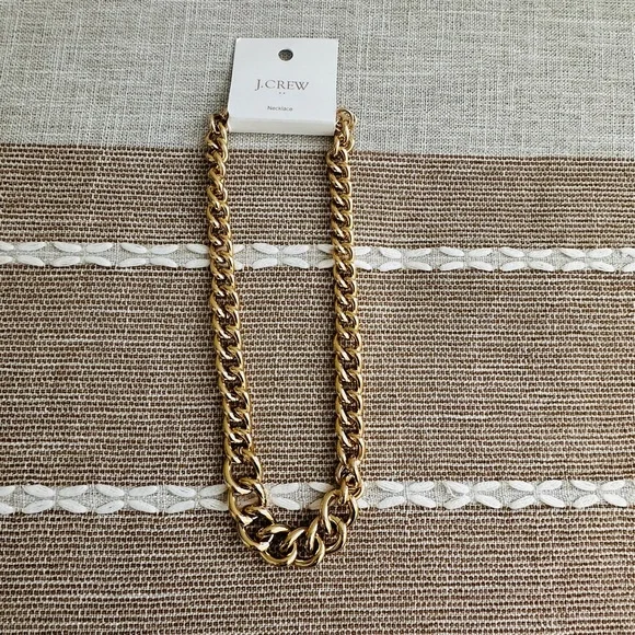 J. Crew Factory Gold Chain Necklace - Picture 2 of 5